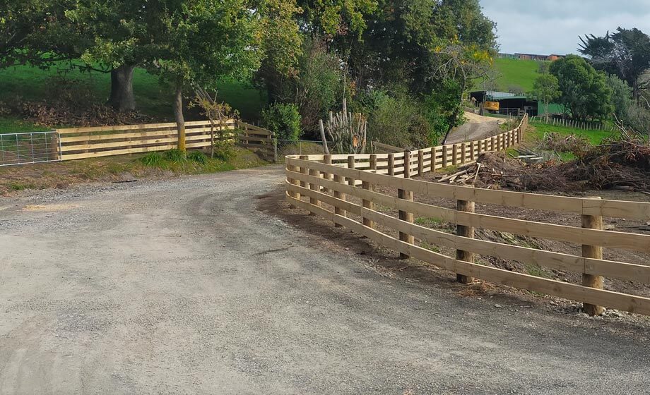 4 Rail Timber Fencing